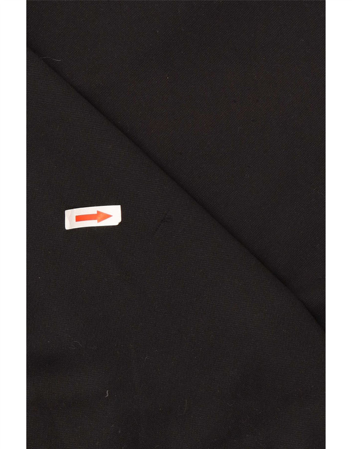 Umbro Herre Zip Neck Pullover Træningsdragt Top Stor Sort Polyester
