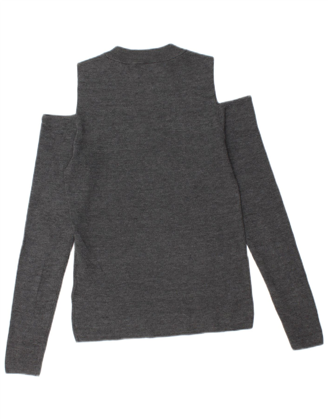 Whistles Dame Off Shoulder Jumper Sweater UK 8 Small Grey