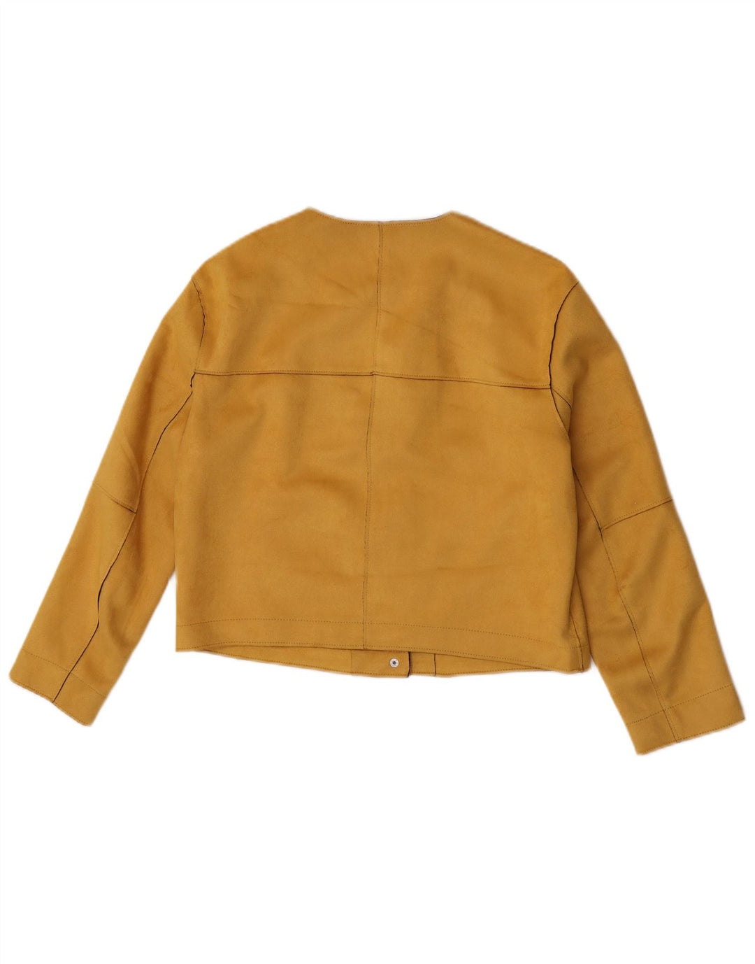 Zara Bolerojakke til kvinder UK 10 Lille gul polyester