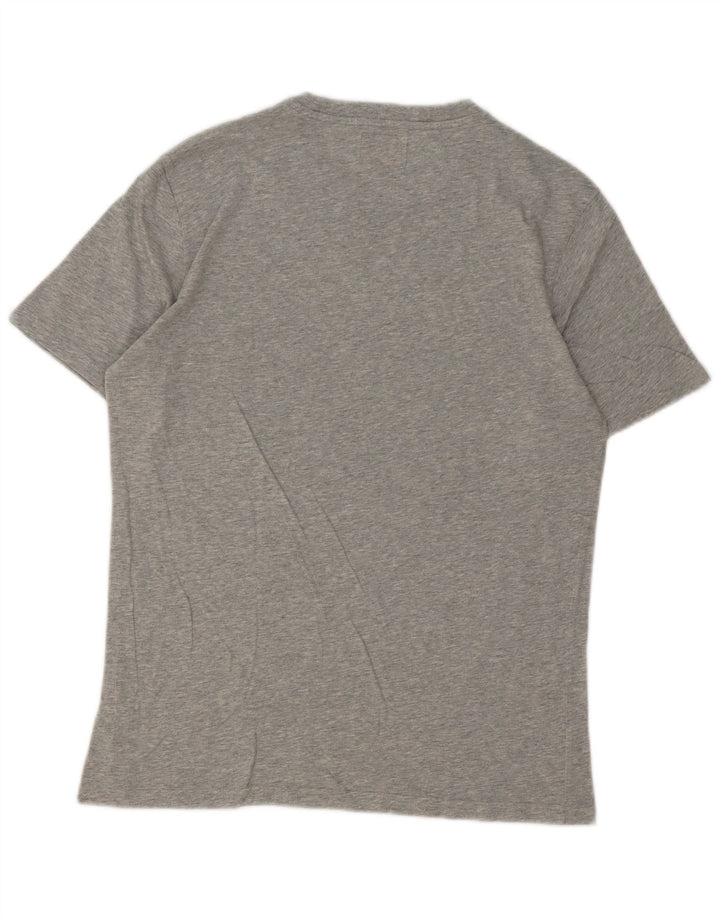 Sundek Herre grafisk T-shirt Top Medium Grey Flecked Bomuld