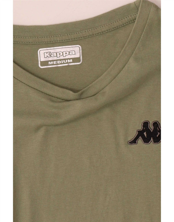 Kappa Herre T-Shirt Top Medium Grøn
