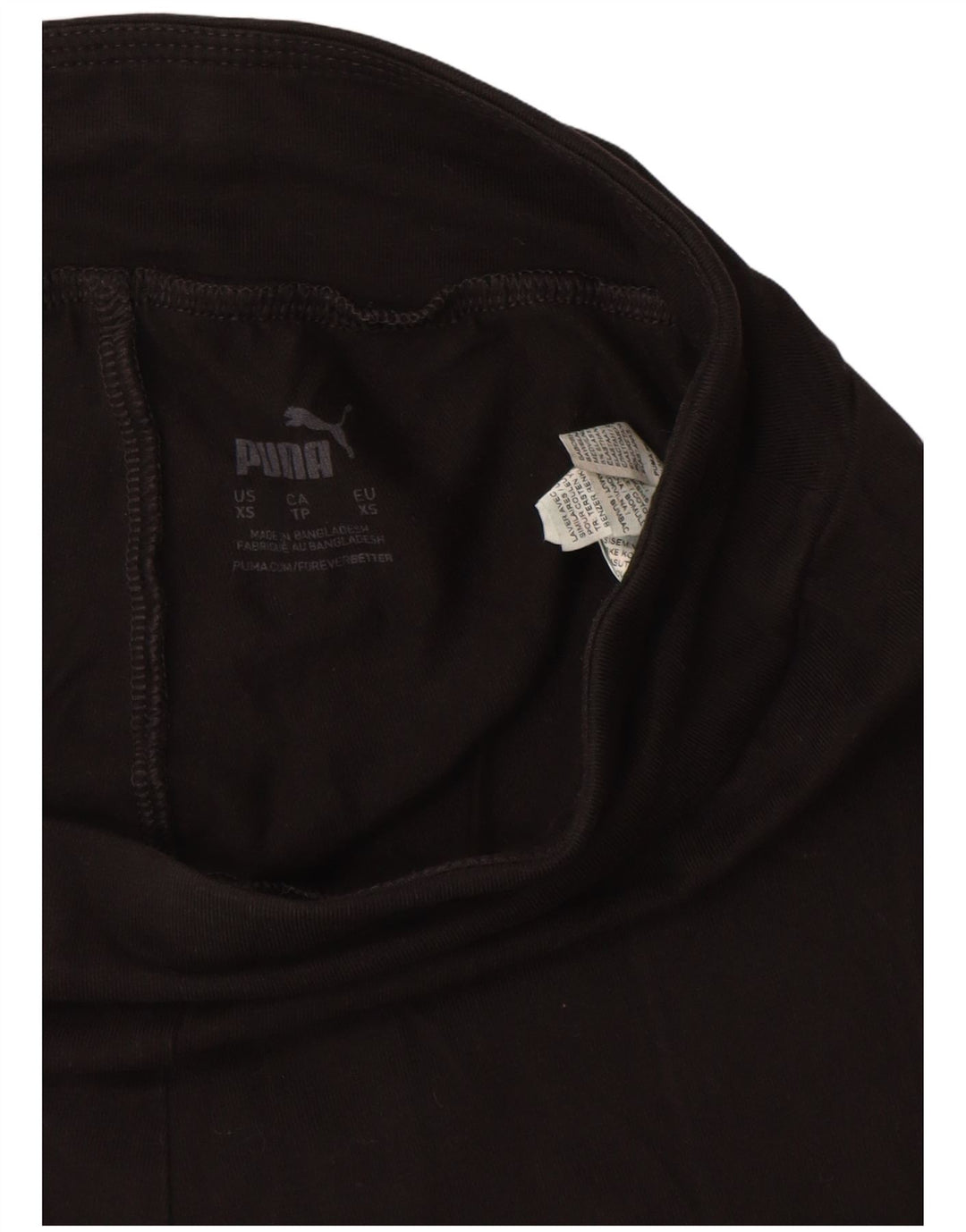 Puma Grafiske Leggings til kvinder UK 4 XS sort bomuld