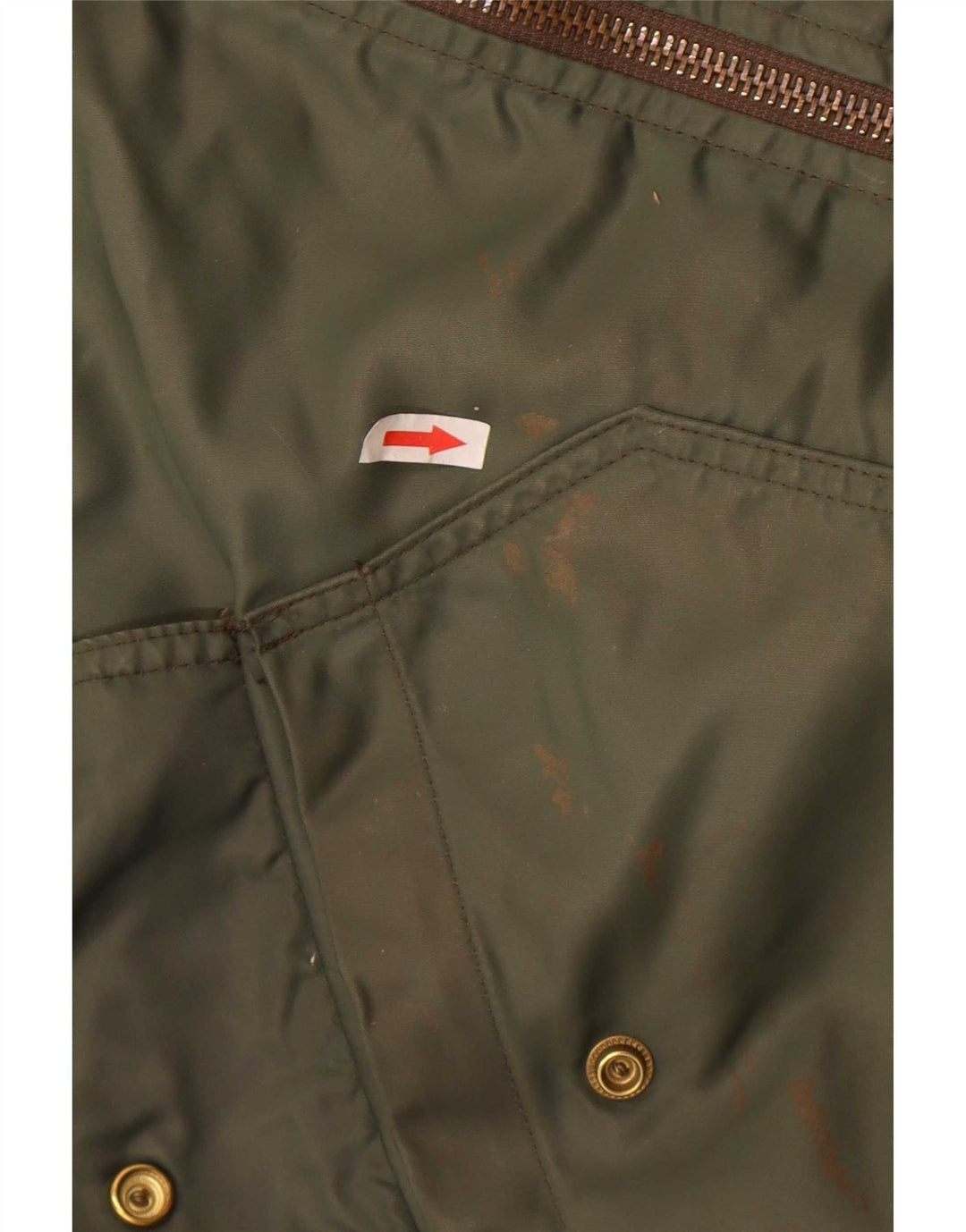 Carrera Herre Bomber Jacket UK 40 Large Khaki Colourblock Polyamid