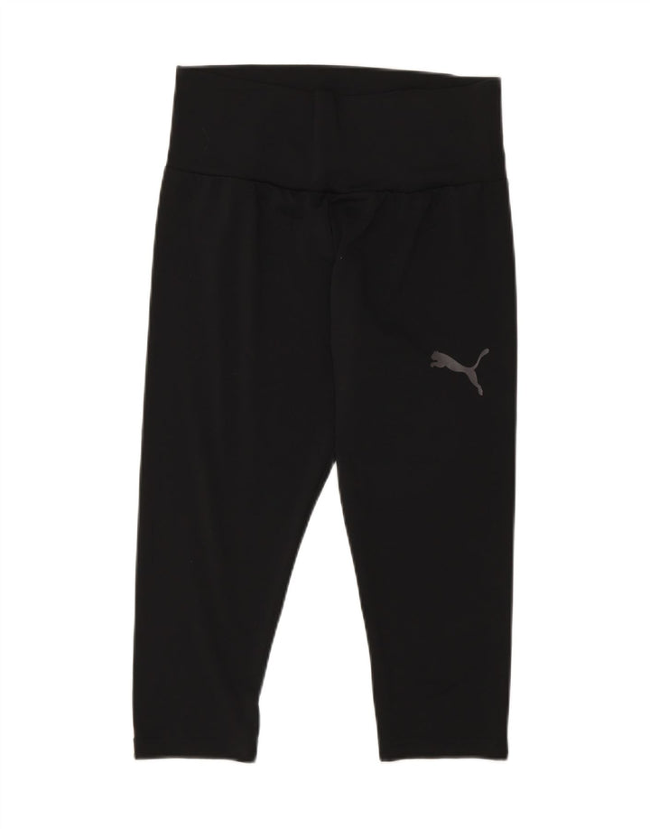 Puma Dame Capri Leggings UK 12 Medium Sort Polyester