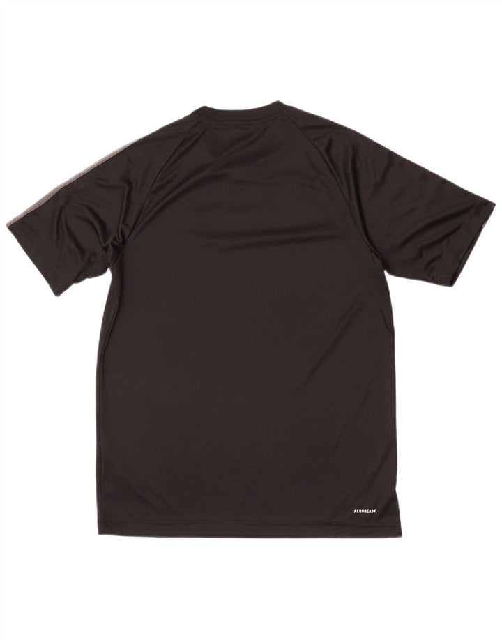 Adidas Herre Aeroready Regular Fit T-Shirt Top Medium Sort Polyester