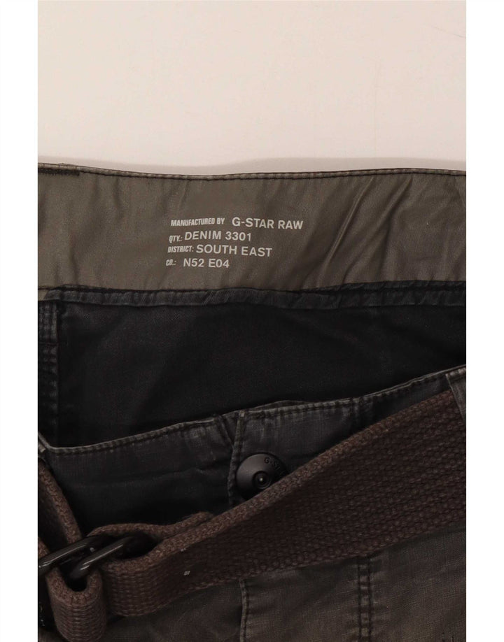 G-Star grafiske cargo-shorts til mænd Large W36 Khaki