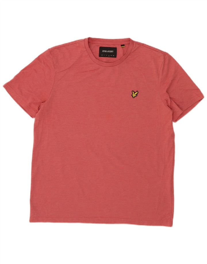 LYLE & SCOTT Herre T-Shirt Top Stor Rød Polyester