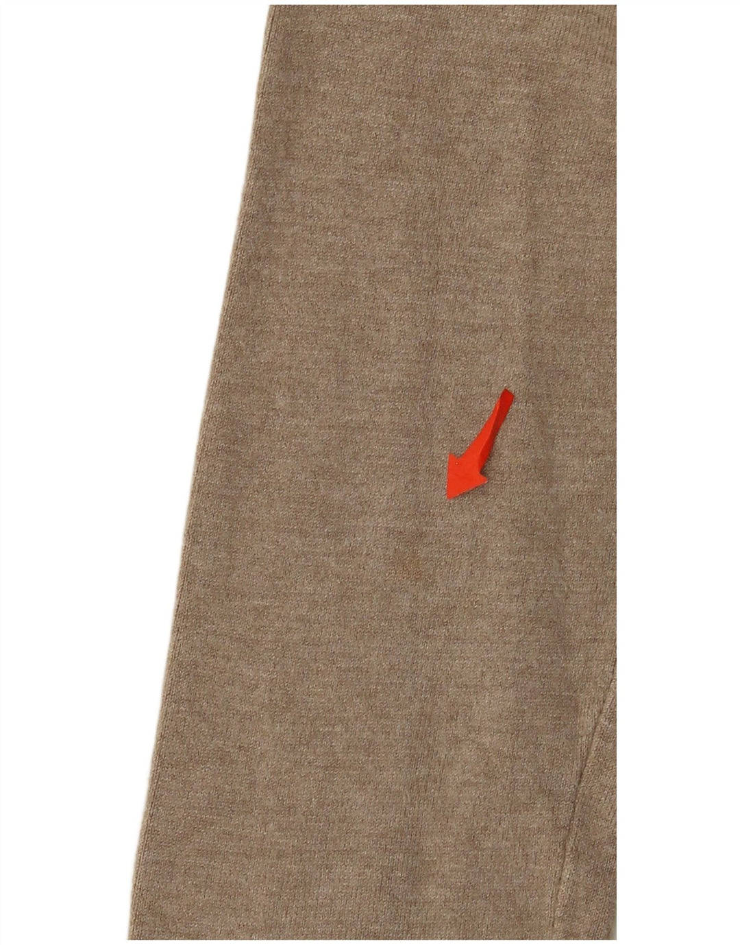 Zara Dame V-hals sweater UK 12 Medium Beige Rayon