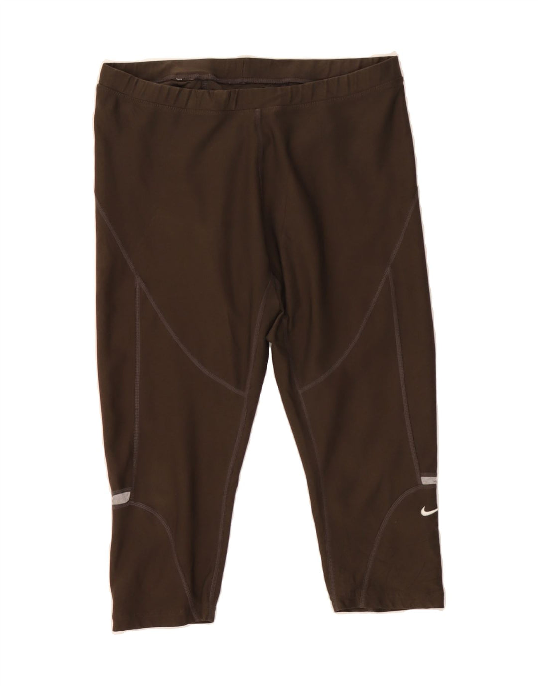 NIKE Womens Tracksuit Trousers UK 8/10 Medium Khaki Polyester Vintage Nike and Second-Hand Nike from Messina Hembry 