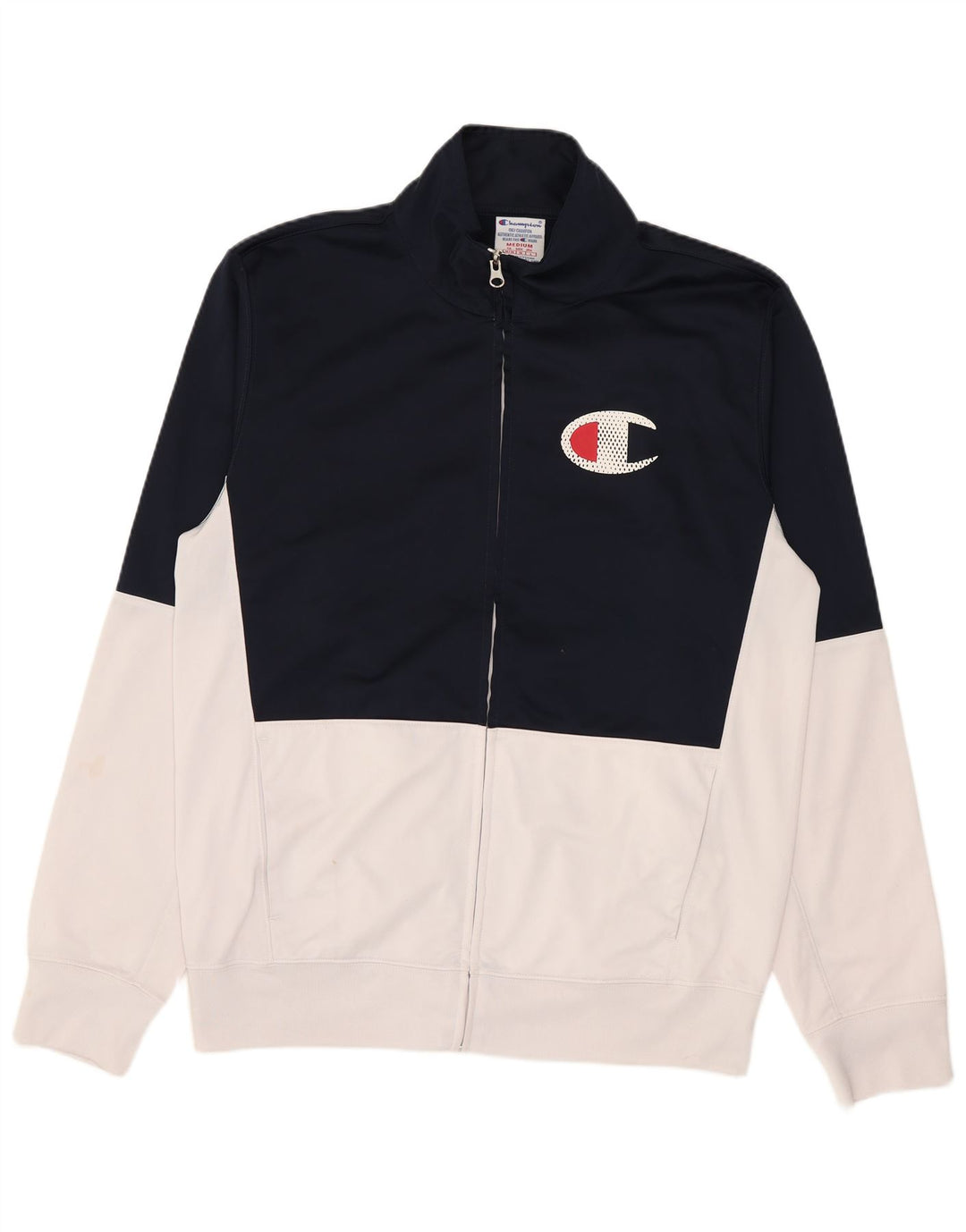 Champion Herre grafisk træningsdragt Topjakke Medium Navy Blue Colourblock