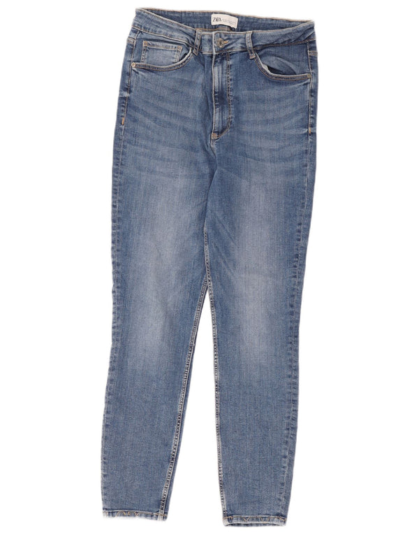Zara Dame Skinny Jeans EU 44 XL W34 L26 Blå Bomuld