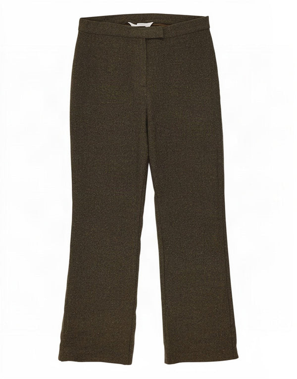 Marks & Spencer Lige Chinobukser til kvinder UK 14 Large W30 L30 Grøn