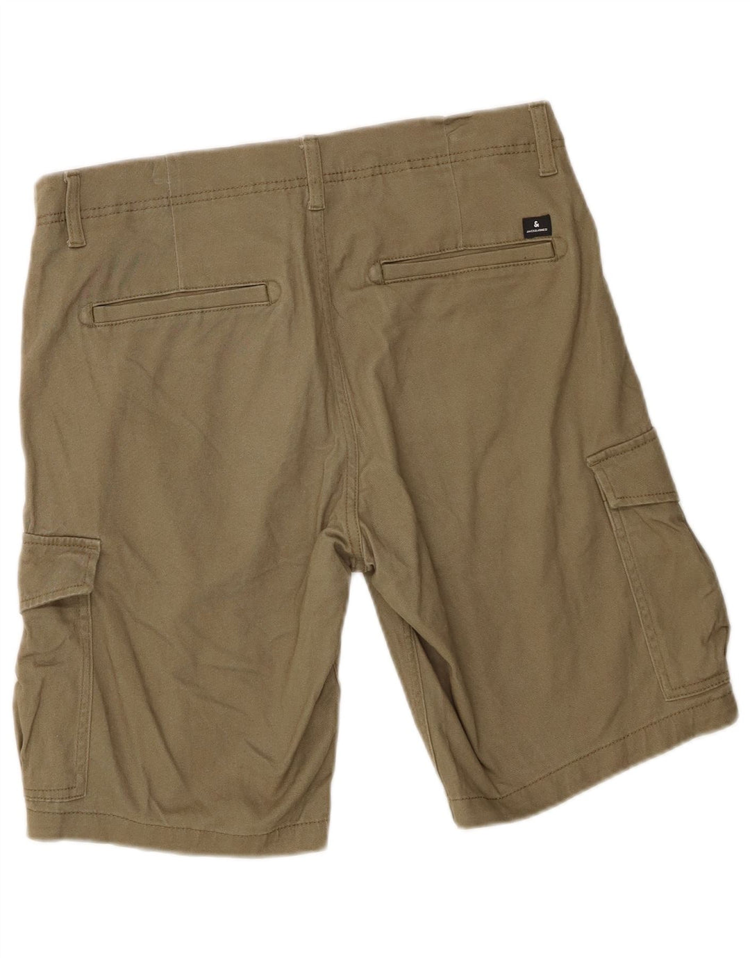 Jack & Jones Herre Regular Fit Cargo Shorts Medium W32 Khaki Bomuld