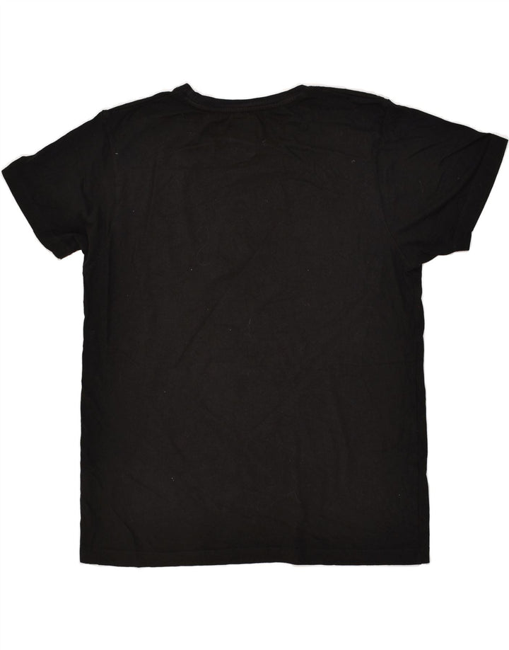 JACK & JONES Mens Graphic T-Shirt Top Medium Black | Vintage Jack & Jones | Thrift | Second-Hand Jack & Jones | Used Clothing | Messina Hembry 