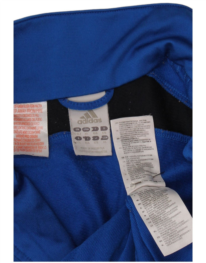 Adidas Træningsdragt Topjakke til drenge 15-16 år Blå Colourblock Polyester