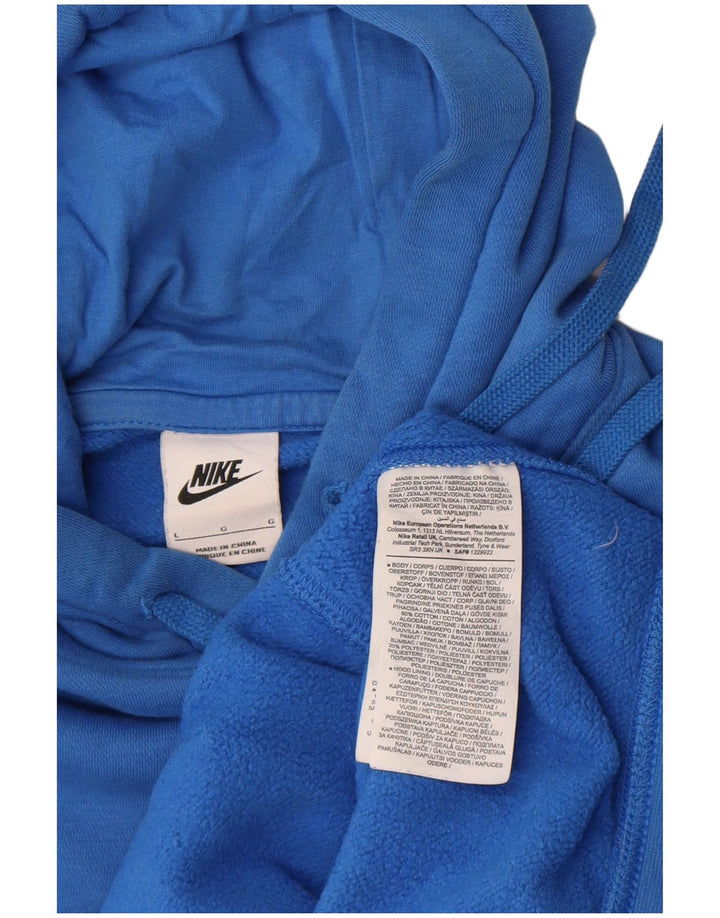 Nike hættetrøje til mænd, stor blå bomuld