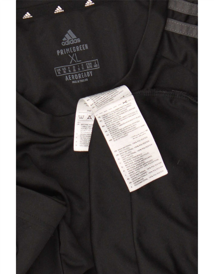 Adidas Herre Aeroready T-Shirt Top XL Sort Polyester