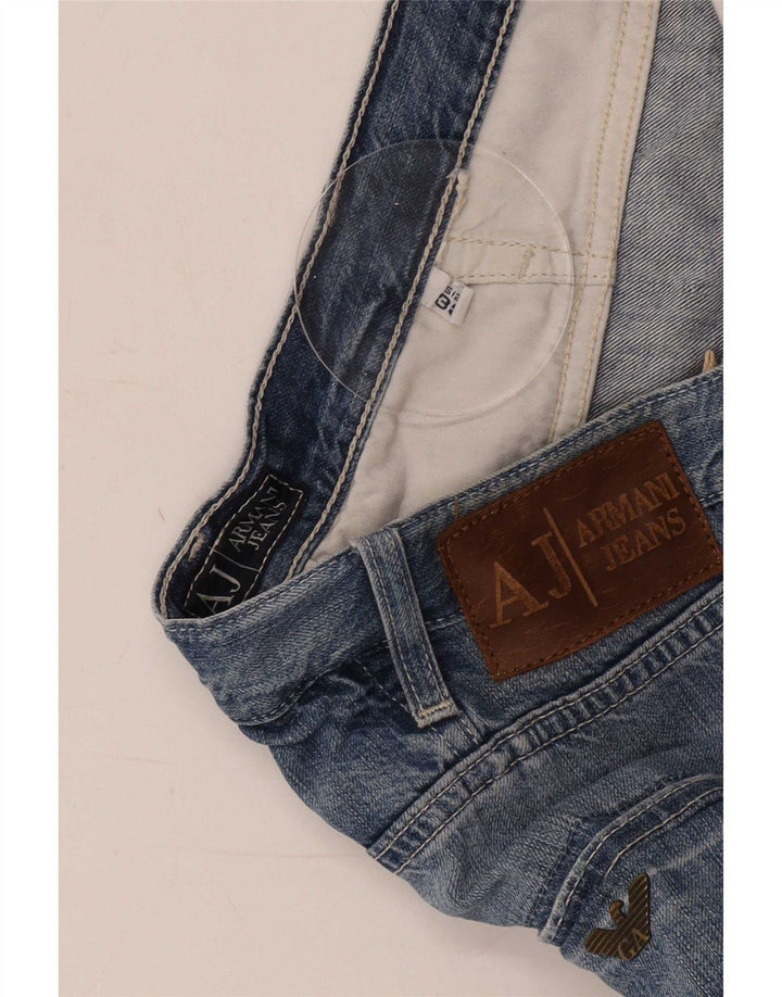 Armani Straight Jeans til mænd W33 L31 Blå