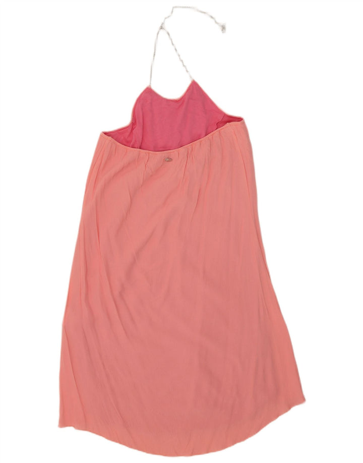 Gaudi Dame Halter Dress IT 44 Medium Pink Viscose