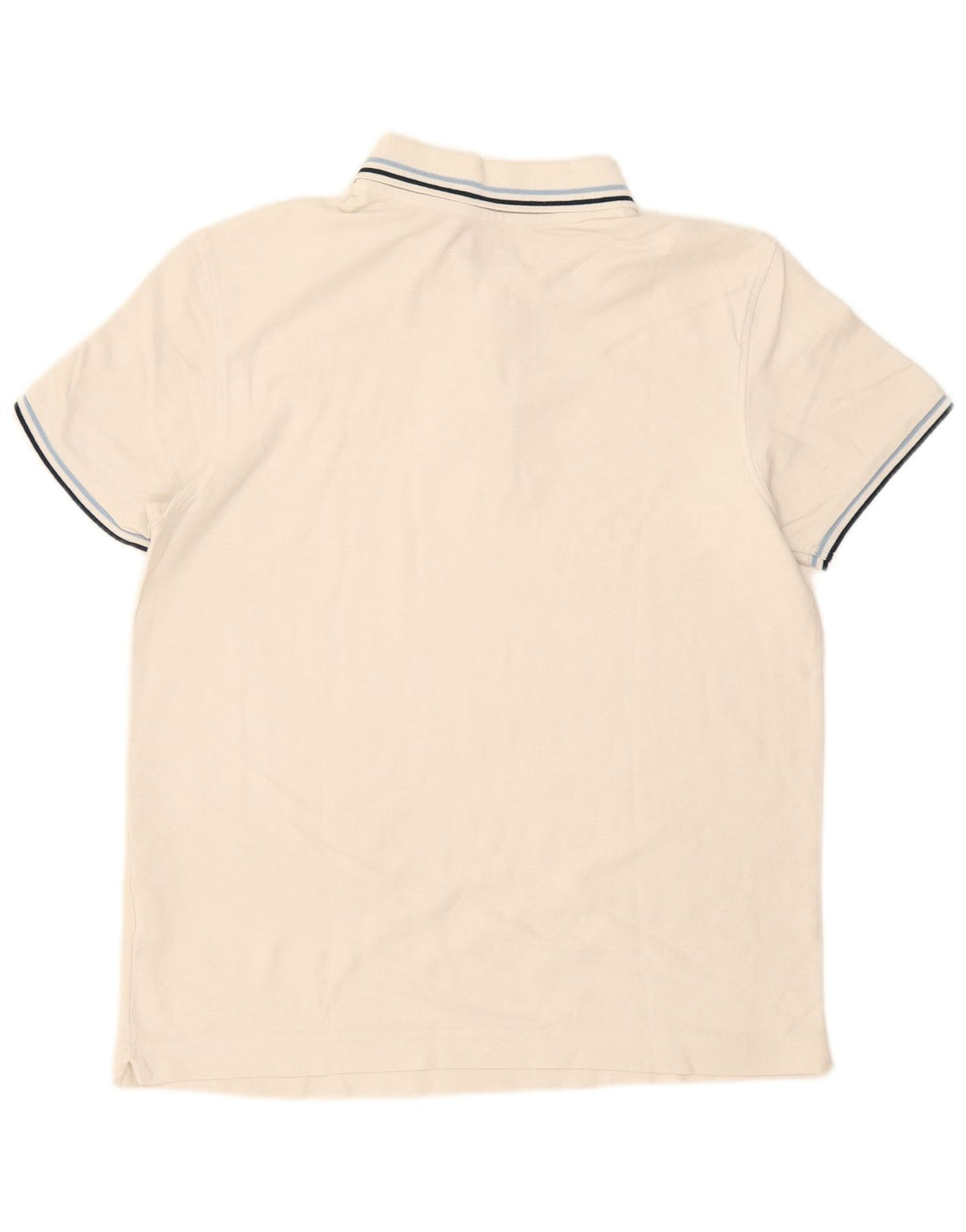 Lotto herre polo shirt lille hvid stribet bomuld