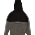 MCKENZIE Boys Zip Neck Hoodie Jumper 8-9 Years Grey Colourblock Polyester | Vintage Mckenzie | Thrift | Second-Hand Mckenzie | Used Clothing | Messina Hembry 
