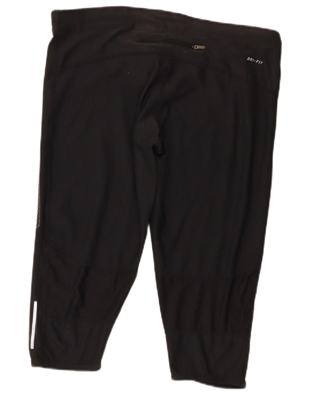 Nike Dame Dri Fit Capri Leggings XL Sort Polyester Sports