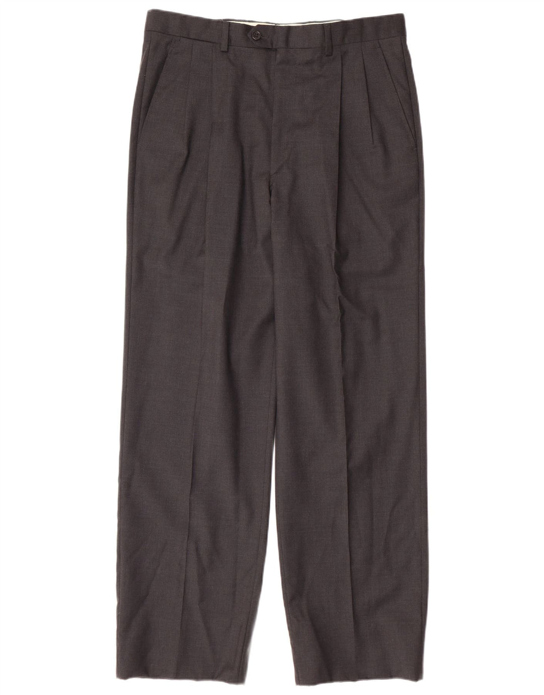 VALENTINO Herre dobbeltradet 2-delt jakkesæt IT 50 Large W34 L30 Grå