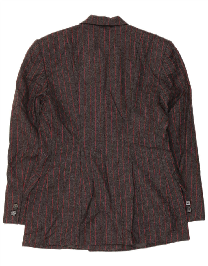 Aria Dame Dobbeltradet 2-delt sæt UK 14 Medium W26 Gråstribet uld