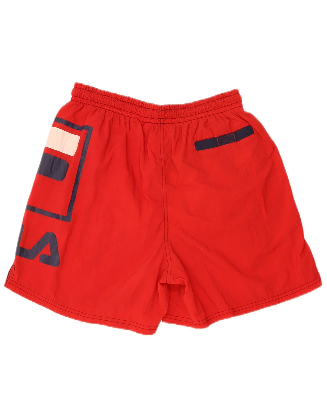 Fila Herre grafiske sportsshorts Medium rød nylon