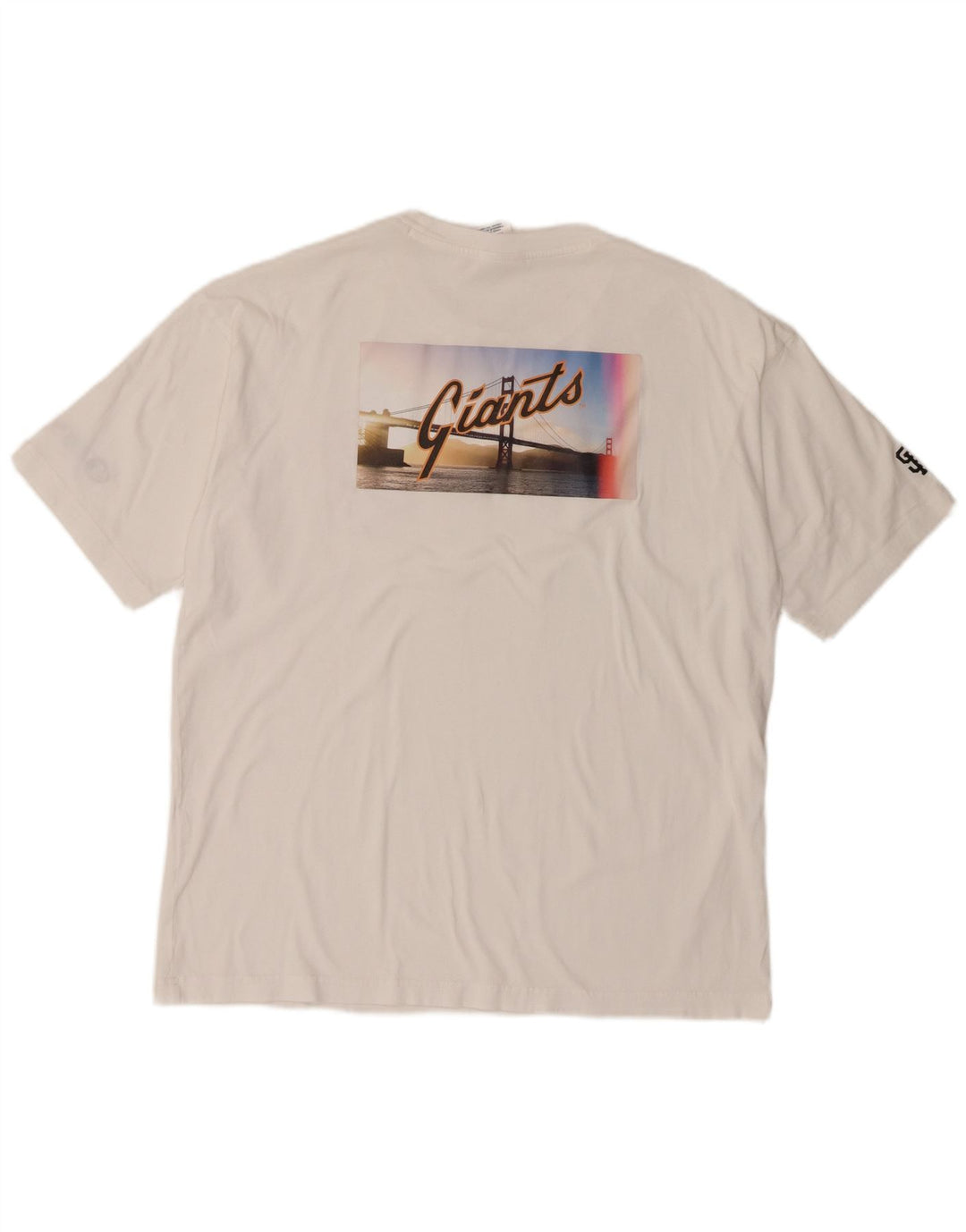 Champion Herre San Francisco Grafisk T-Shirt Top Lille Hvid