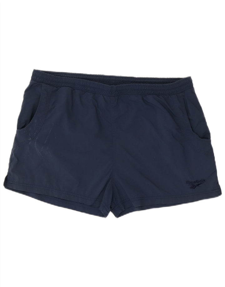 Reebok Sportshorts til mænd store marineblå nylon