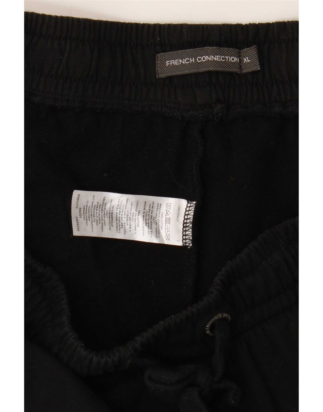 French Connection Herre Sportshorts XL Sort Bomuld
