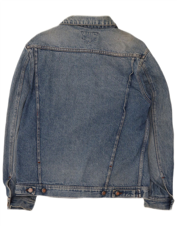 VINTAGE Womens Denim Jacket UK 18 XL  Blue Cotton
