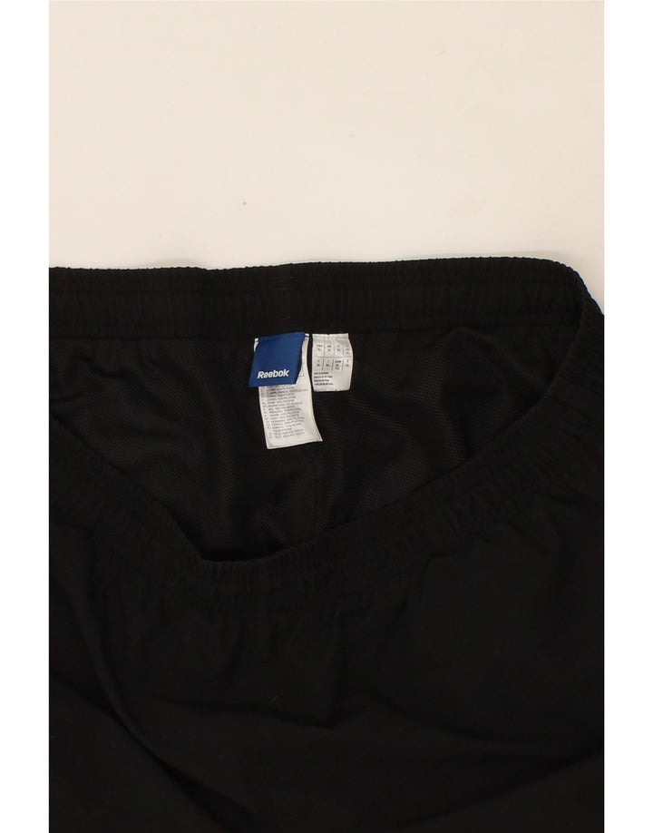 REEBOK Mens Sport Shorts XL Black Polyester Vintage Reebok and Second-Hand Reebok from Messina Hembry 