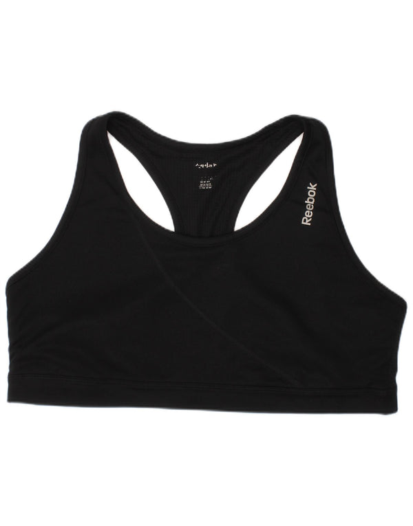 Reebok Dame Sport BH Top Stor Sort Sports