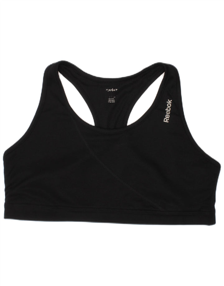 Reebok Dame Sport BH Top Stor Sort Sports