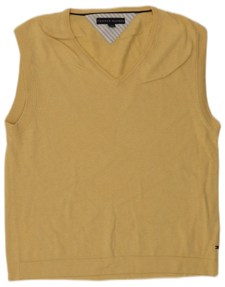 Tommy Hilfiger Herre Vest Tank Top Stor Gul
