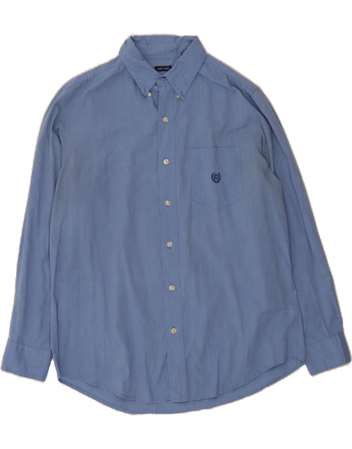 CHAPS Mens Shirt Medium Blue Cotton Vintage Chaps and Second-Hand Chaps from Messina Hembry 