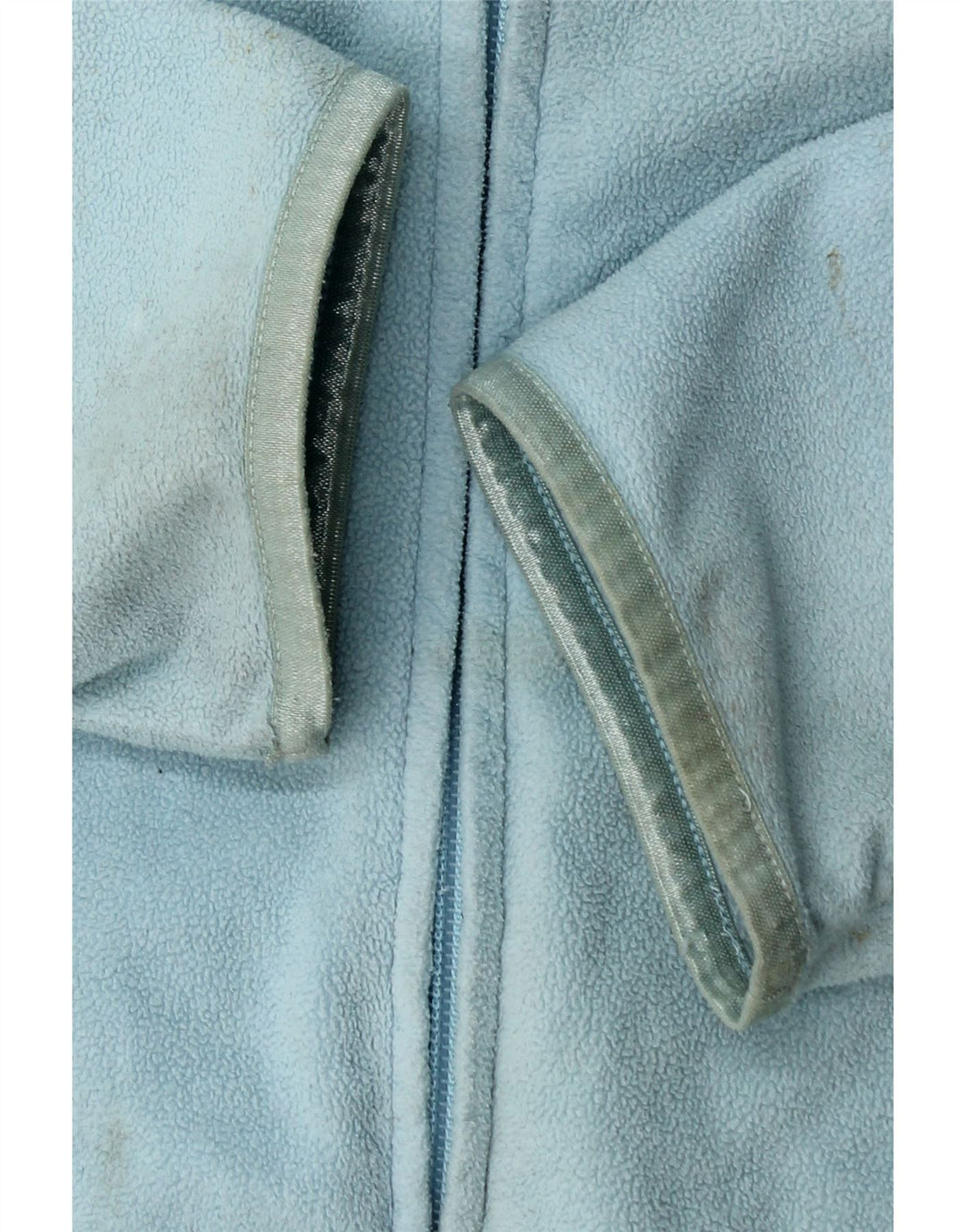 Reebok dame fleecejakke med hætte UK 18 XL Blå polyester