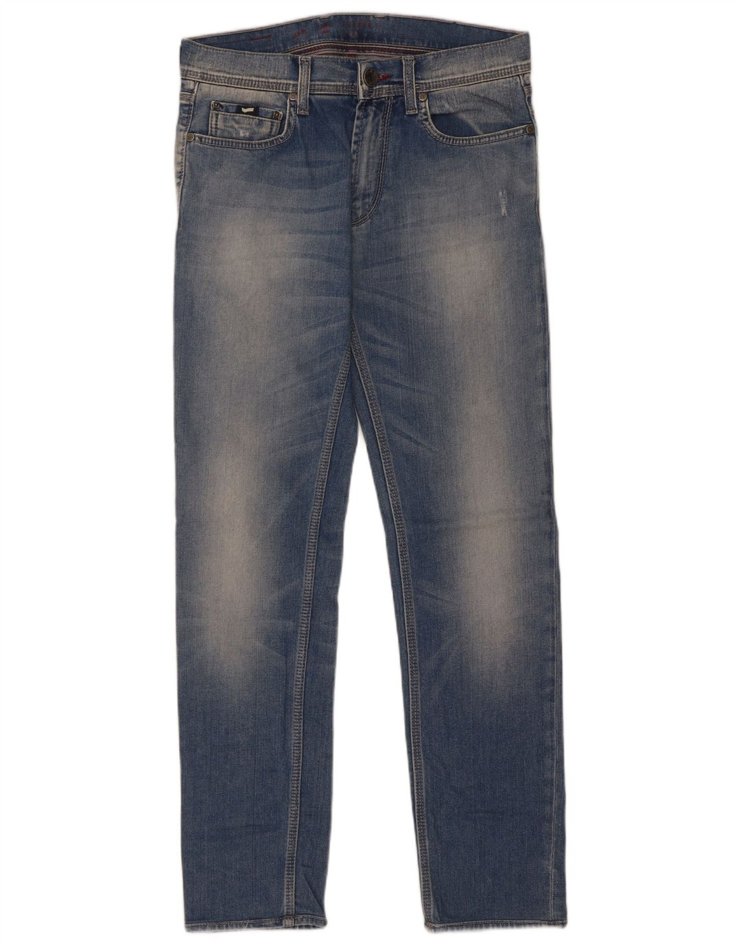 Gas Herre Slim Jeans W30 L34 Blå Bomuld