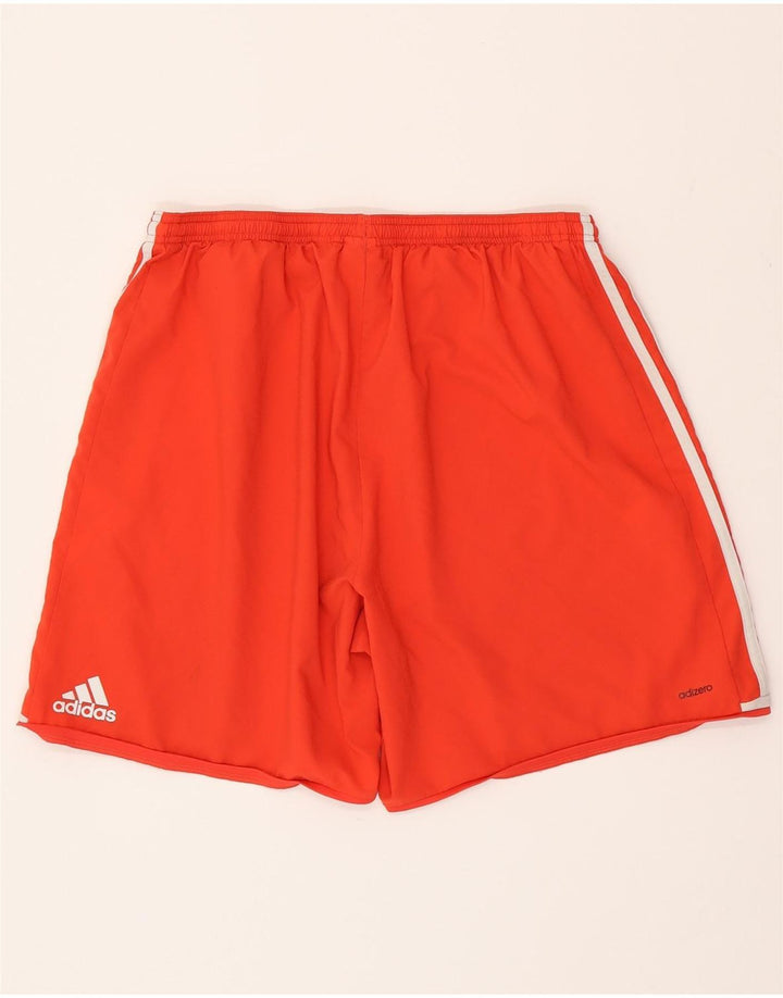 ADIDAS Herre Climalite Sportshorts XL Rød Polyester