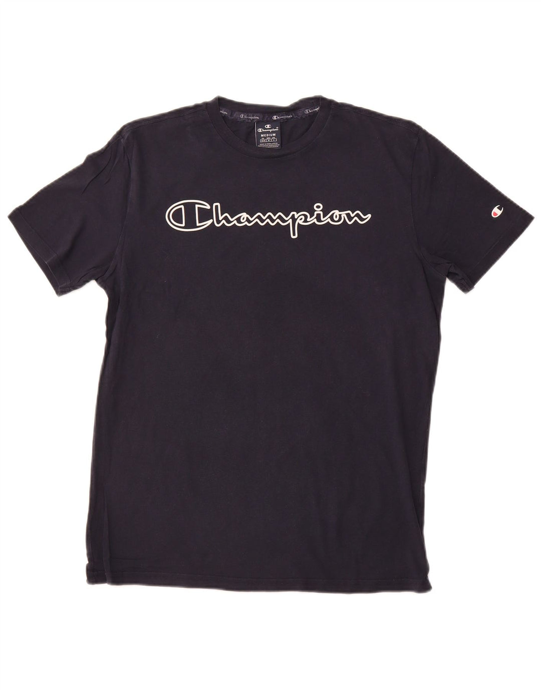 CHAMPION Grafisk T-shirt til mænd, medium marineblå