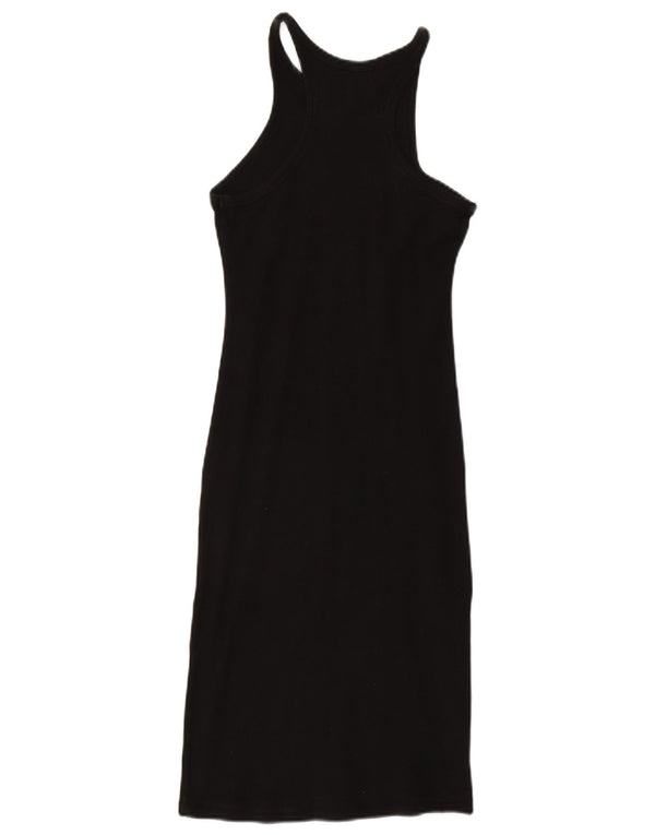 Zara Womens Sleeveless Bodycon Dress UK 12 Medium Black
