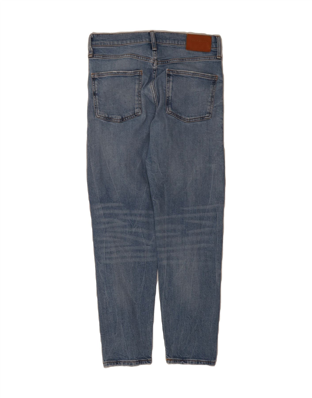 ZARA Womens High Rise Distressed Slim Jeans EU 36 Small W30 L27 Blue Vintage Zara and Second-Hand Zara from Messina Hembry 