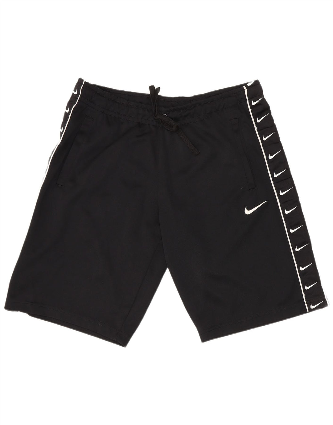Nike grafiske sportsshorts til mænd, store sorte polyester
