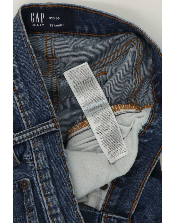 Gap Straight Jeans til mænd W32 L30 blå bomuld