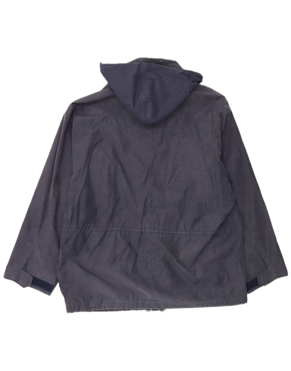 Bailo Herre Hooded Windbreaker Jacket IT 56 3XL Navy Blue