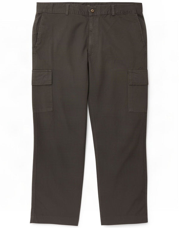 Vintage Straight Cargo Bukser til mænd IT 56 3XL W38 L30 Grå