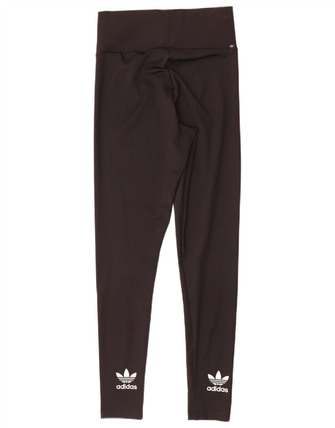 Adidas Womens Leggings UK 10 Small Black Polyester