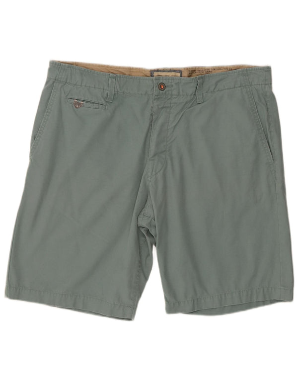 Replay Mens Regular Chino Shorts W36 Large Green
